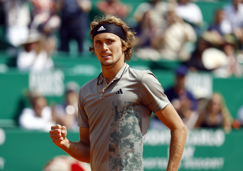 蒙特卡洛大师赛完胜联合杯,兹维列夫高光表现的简单介绍 蒙特卡洛大师赛完胜联合杯,兹维列夫高光表现的简单介绍